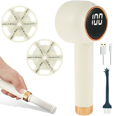 Bascet Electric Lint Remover Tool-Bobble Remover 6-Leaf with Brush Sticky Roller for Clothes Sweater Blanket