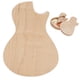 thumbnail image 1 of Caja de púas de guitarra de Madera maciza de arce ANGGREK con 3 púas regalos de guitarrista, 1 of 8
