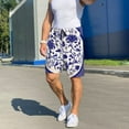 thumbnail image 7 of Kdxio Print Mens Sleep Shorts Bottoms Soft Comfy Pajama Wear Pants with Drawstring Pockets, 7 of 7
