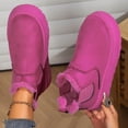 thumbnail image 3 of Womens Winter Boots With Zipper Warm Fur Lined Suede Platform Snow Boots Lightweight Snow Sneaker Boots for Ladies Anti Slip Ankle Boots Fall Boots Sales Clearance, 3 of 13