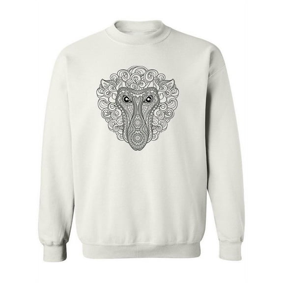 Tribal Proboscis Monkey Sweatshirt Women -Image by Shutterstock, Female 4X-Large