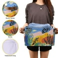 thumbnail image 3 of Yayeee 2 Pack Canvas Storage Basket with Handles for Shelves Fabric Bins Closet Organizer, Colorful Landscape, 3 of 8
