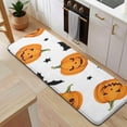 thumbnail image 5 of Halloween Pumpkins Bats and Stars Kitchen Rug Mat,Kitchen Runner Rugs Non Skid Washable,Decorative Kitchen Floor Mats for Kitchen,Sink,Laundry,17"x47.2", 5 of 7