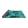 thumbnail image 2 of Ahgly Company Indoor Rectangle Oriental Turquoise Blue Industrial Area Rugs, 2' x 5', 2 of 4