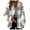 Gray, variant on Tbopshirt Womens Fleece Jackets Coats,Fleece Cardigans for Women,Fall and Winter Straight Cardigan Button Pocket Coat,Fuzzy Fleece Cardigan Jackets Women