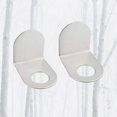 thumbnail image 3 of 2pcs Stainless Steel Wall Mounted Hand Sanitizer Holder Hanging Rack Shampoo Shelf for Kitchen Bathroom (Large Hole+Small Hole), 3 of 3