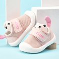 thumbnail image 2 of huajiao Toddler Squeaky Sneakers Flat Non Slip Strap First Walking Sport Shoes Baby Boys Girls Outdoor 10c Shoes for Boys, 2 of 6