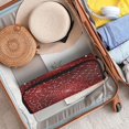 thumbnail image 5 of Hair Tools Storage with Heat Resistant Mat- Red Web Printed Curling Iron Travel Bag/Flat Iron Case for Women, 5 of 8