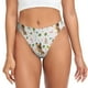 thumbnail image 1 of Fotbe German Shepherd Dog Tanga Sin Costuras para Mujer con Estampado – Panties Invisibles, Transpirables y Cómodos para Uso Diario-4X-Large, 1 of 6
