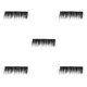 thumbnail image 3 of Billuyoard Adorno de flecos de plumas de avestruz, decoración para manualidades y costura, 9-15cm, negro Type2 NO2, 3 of 6
