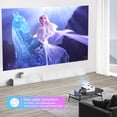 thumbnail image 4 of Native 1080P 5G WiFi Bluetooth Projector (Carrying Bag Included), 15000LM Full HD Movie Projector, LCD Technology 300" Display Support 4k Home Theater for Outdoor Movies, 4 of 7