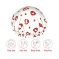 thumbnail image 5 of Kdxio Lips Kiss Print Shower Cap for Women,Elastic and Reusable,Double Waterproof Layers Bathing Hat, 5 of 6