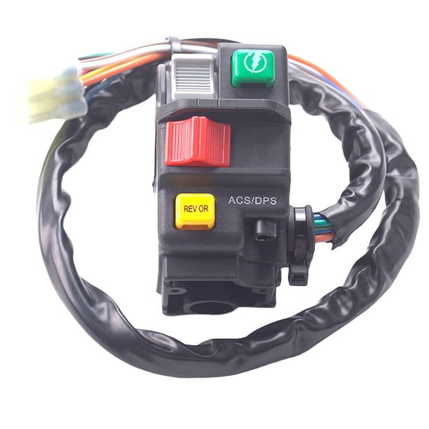 Interruptor Del Manillar Izquierdo Interruptor de control de mano izquierda Interruptor de botón de mano izquierda para Can Am Outlander 450 Ehuebsd Accesorios para autos y motos