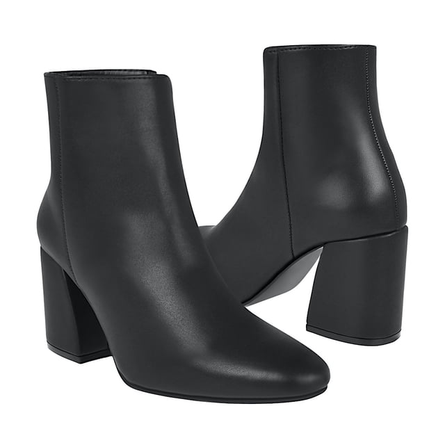 BOTINES DAMA STYLO 16344 SIMIPIEL NEGRO