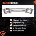 thumbnail image 6 of Front Bumper Fits 2011-2018 RAM 2500 3500 Chrome 68045698AB Steel NEW Pickup, 6 of 8