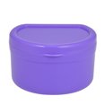thumbnail image 1 of Graflsoa Portable Purple Denture Storage Box with Rinsing Basket, Travel-Friendly & Hygienic PP Material, Compact Design for Safe Teeth Care, 1 of 7