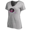 thumbnail image 2 of Women's Heather Gray NHL Hockey Mom V-Neck T-Shirt, 2 of 3