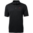 thumbnail image 2 of Men's Cutter & Buck Bobby Bowden Black Florida State Seminoles Virtue Eco Pique Tile Print Recycled Polo, 2 of 3