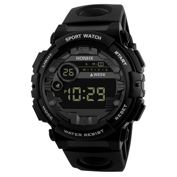 Digital led shop watches for mens