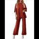 thumbnail image 2 of Traje Informal de Dos Piezas para Mujer, Ideal para Viajes y Vacaciones. Rojo Ladrillo XXL, 2 of 9