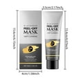 thumbnail image 3 of Blackhead Remover Mask 2.82oz, Collagen Peel Off Face Mask, Deep Cleansing Pore Strips, Black Head Remover for Face & Nose, Reduces Blackheads & Excess Oil, Refines Pores for All Skin Types, 3 of 9