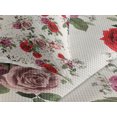 thumbnail image 3 of Ambesonne English Garden Quilted Coverlet 3 Pcs, Romantic Roses, King Size, Champagne Multicolor, 3 of 4