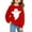 Red, variant on Mercatoo Halloween Gho𝐬t Sweatshirts for Teen Crew Neck Long Sleeve Pullover Sweatshirts Tops Tween Cute Fall Sweater Clothes