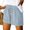 Light Blue, variant on Vivianyo HD Shorts for Women Summer Clearance Women's Summer Solid Pocket Casual Sports Shorts