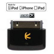 KOKKIA i10s_aptX_black (Black) : Tiny Bluetooth iPod Transmitter with aptX for iPod/iPhone/iPad