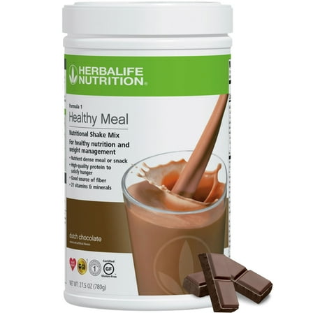 Herba life. Dutch Chocolate Flavor: Formula 1 Instant Healthy Meal Nutritional Shake Mix - 780 g