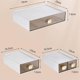 thumbnail image 5 of 8016 Desktop Ins Multi-Stacked Storage Box Dormitory Desk Transparent Drawer Student Stationery Off, 5 of 5