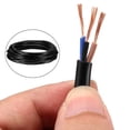 thumbnail image 3 of RVV Alambre Cable Extensión Cable Cobre Alambre 3 Conductores Eléctrico Núcleos 20M Largo Negro, 3 of 3