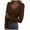 Coffee, variant on PMVFHDE Womens Tops Square Neck Long Sleeve Slim Fit Basic Shirt Ribbed Thermal Undershirt Tee Casual