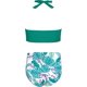thumbnail image 2 of Madre e Hija Traje de baño Traje de baño Familiar Bikini con Volantes Impresión verde-B 10 Impresión verde-B 10 Xishao ropa, 2 of 2