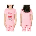 thumbnail image 6 of Topgal 3 Pieces Girls Cotton Pajamas Set Sung Fit Comfort Sleepwear for Little Kids Pink Cherry Sleepover PJ Size 10, 6 of 7