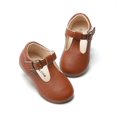 thumbnail image 1 of Zapatos Fromosa Mary Jane para niñas pequeñas, sin cordones, color marrón, talla 4.5, 1 of 7
