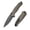 Brownish Gray, variant on CIVIVI Kitefin Button Lock Black Aluminum & 14C28N Stainless Steel Pocket Knife C24091-1