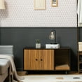 thumbnail image 2 of Costway Cat Litter Box Enclosure Cat Washroom Hidden Litter Box Enclosure Coffee, 2 of 10