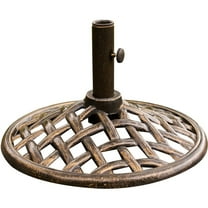 Cambridge Outdoor Iron Umbrella Base, Bronze