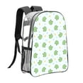 thumbnail image 3 of Kdxio Kawaii Frogs Clear Backpack, Transparent Bookbag for School for Women Men, Capacity Clear Bag for College, Travel, 3 of 7