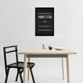 thumbnail image 3 of Inspirational Canvas Wall Art Inspiring Entrepreneur Quotes Ambition Noun Inspiration Painting Poster Print Artwork Office Wall Decoration Bedroom Living Room Frame Ready to Hang12x18, 3 of 6