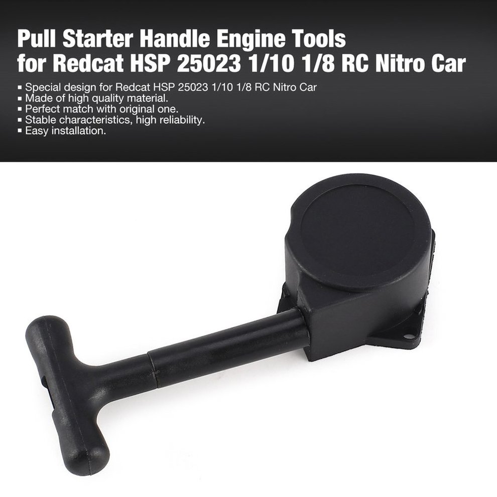 Nitro Engine Pull Starter Handle Recoil Start Kit for 1/10 1/8 HSP Nitro RC Car Nitro Engine Pull Starter Handle Recoil Start Kit for 1/10 1/8 HSP Nitro RC Car