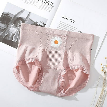 

Fiudx Women Sexy Girly Little Daisy Panties Butt-up Seamless Briefs Underwear New Releases 706