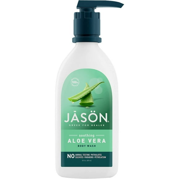 Jabón corporal satinado de aloe vera de Jason (1x30 oz)