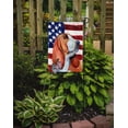 thumbnail image 2 of USA American Flag with Basset Hound Garden Flag, 2 of 2