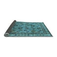 thumbnail image 2 of Ahgly Company Indoor Rectangle Oriental Light Blue Traditional Area Rugs, 5' x 7', 2 of 4