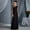 Black, variant on Babysbule Womens Summer Tops Women's Fashion Long Dress Lace Splicing O-Neck Mid Sleeve Evening Dress