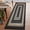 Black, variant on ZACOO 2'x4' Braided Texture Multi Border Area Rug Foldable Anti‑Pilling Machine Washable Non‑Slip Carpet for Living Room Entryway Dining Room, Red