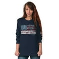 thumbnail image 3 of Country Strong Flag Deer Southwestern Long Sleeve TShirt Men Women Brisco Brands X, 3 of 6