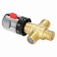 thumbnail image 3 of Bathroom Adjustable Thermostatic Mixer Tap Brass Water Mixer Tap Hot/cold Water Mixing Temperature Control Valve, 3 of 5